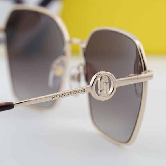 Marc Jacobs MARC 729/S 006J HA Square Sunglasses - Gold/Havana/Brown main image 4